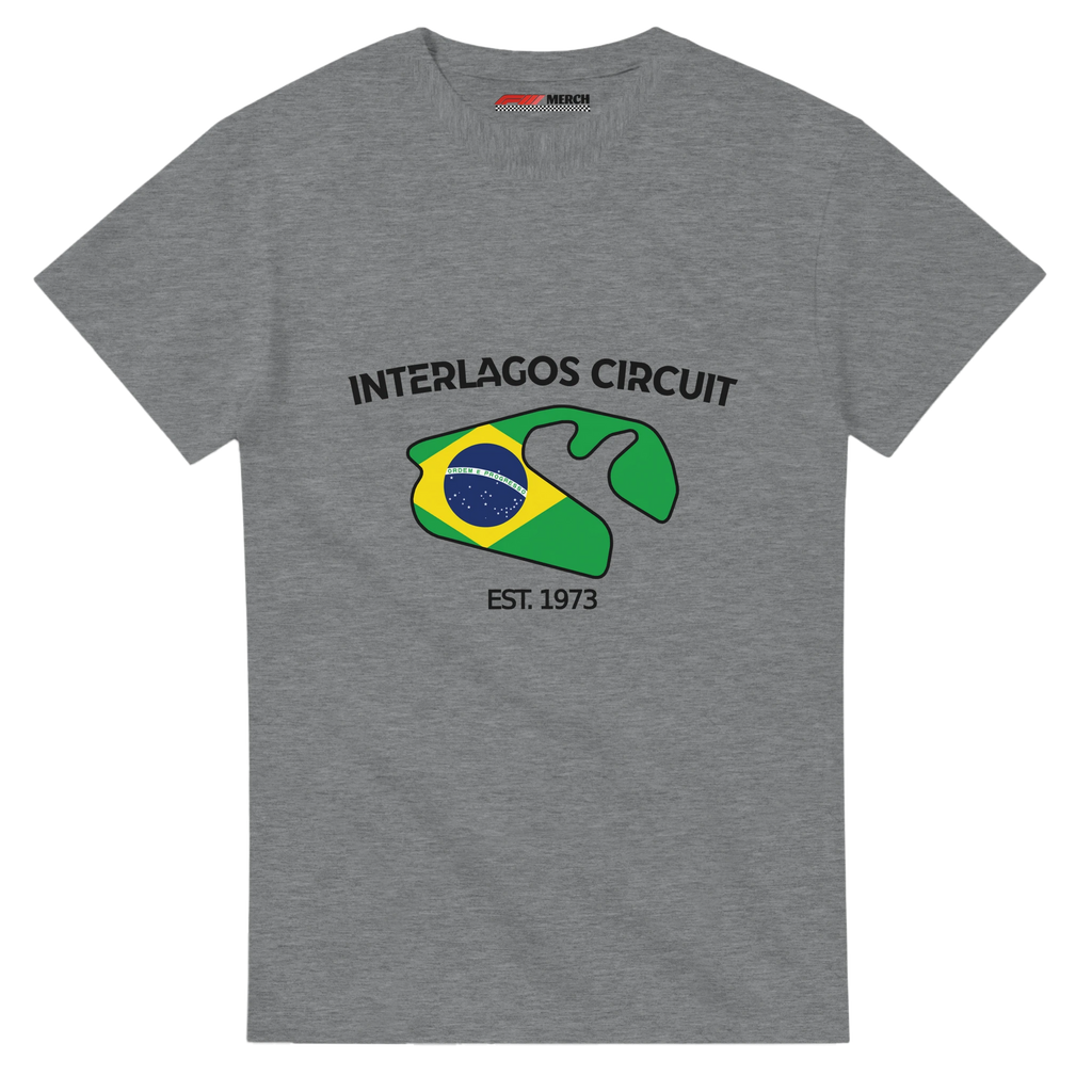 f111 merch sport-grey color t-shirt1 with interlagos-circuit branding.