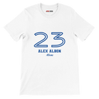f111 merch white color t-shirt1 with alex-albon branding.