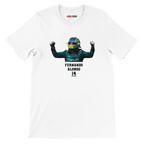 f111 merch white color t-shirt1 with fernando-alonso branding.