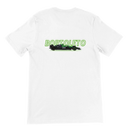 f111 merch white color t-shirt1 with gabriel-bortoleto branding.