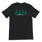 f111 merch black color t-shirt2 with fernando-alonso branding.