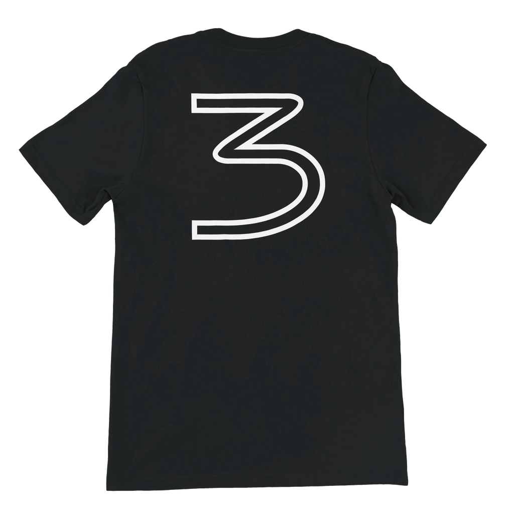 f111 merch black color t-shirt2 with max-verstappen branding.