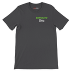 f111 merch dark-grey color t-shirt2 with gabriel-bortoleto branding.