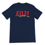 f111 merch navy color t-shirt2 with esteban-ocon branding.