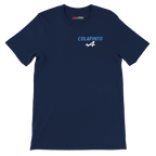 f111 merch navy color t-shirt2 with franco-colapinto branding.