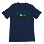 f111 merch navy color t-shirt2 with kimi-antonelli branding.