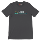 f111 merch dark-grey color t-shirt3 with lewis-hamilton branding.