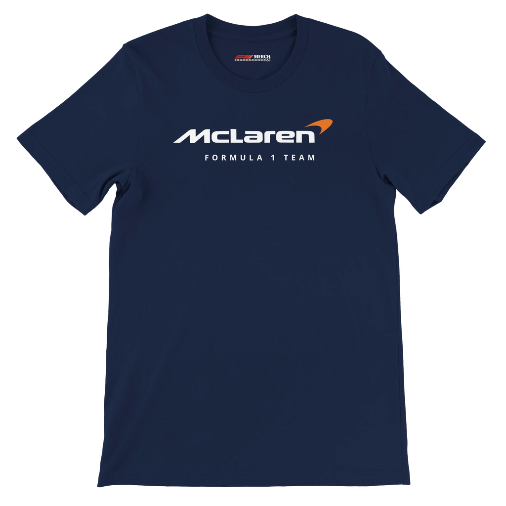 f111 merch navy color t-shirt3 with oscar-piastri branding.