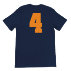 f111 merch navy color t-shirt4 with lando-norris branding.